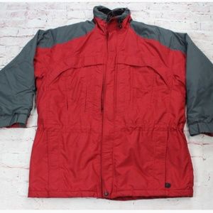 Unisex Adult Winter Jacket Faded Glory Large Red